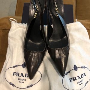 Authentic Prada sling back shoe size 38